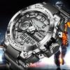 Digital  Men Steel Military Wristwatch LED Quartz ClockSport Watch Male Big Watches Men Relogios Masculino