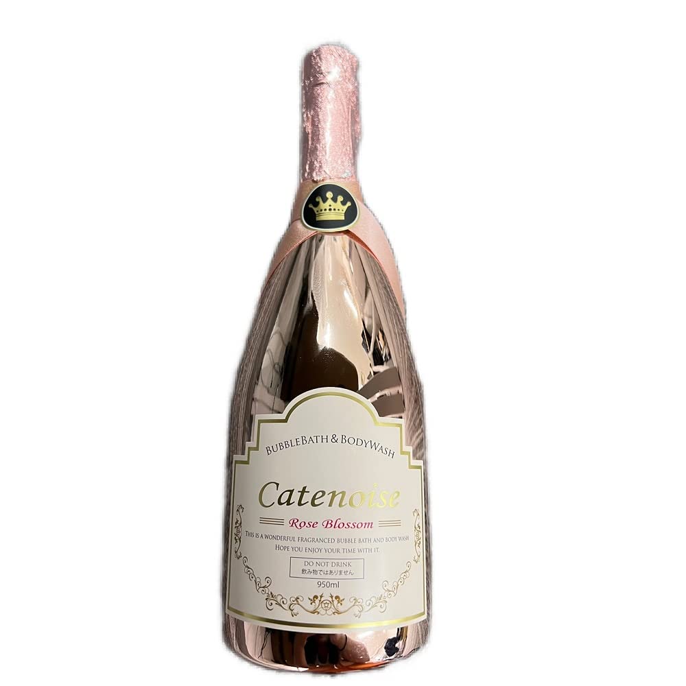 

Catenoise Bubble Bath & Body Wash, 950ml, Pink, Rose Blossom Scent (Japan Grand Champagne)