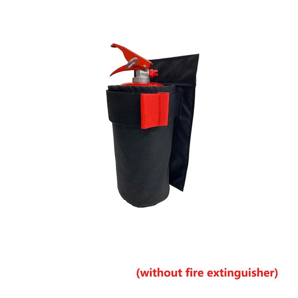 

Seat Back Mount Fire Extinguisher Holder Car Extinguisher Bag Emergency Preparedness S чёрный