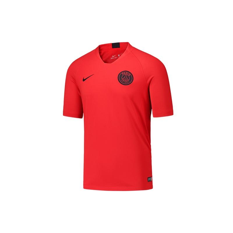 Men s Nike Paris Saint-Germain 19-20 Season Greater Paris Tournament Training Short Sleeve Red T-Shirt AO5147-660 S