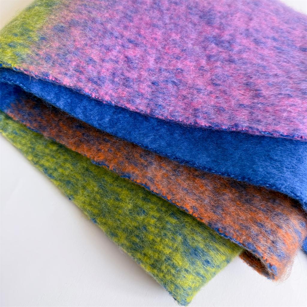 Winter Warm Women Scarf Multicolor Soft Faux Cashmere Blanket Wrap Shawls Foulard Pashmina Neckerchief Poncho Tassel