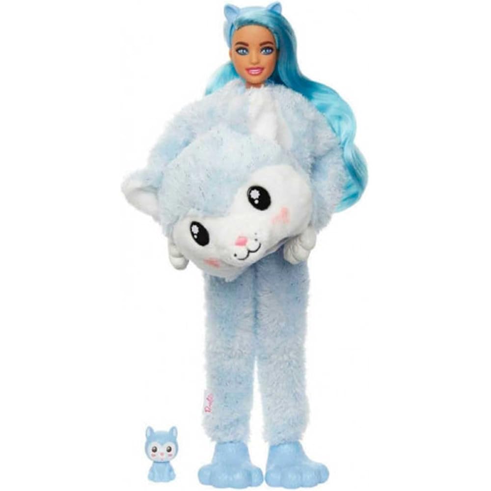 Barbie Cute Up! Husky Costume Doll for Dress-Up Play Ages 3+