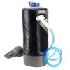 Outdoors Hiking Camping 12L Shower Bag with Pressure Foot Pump and Shower Nozzle