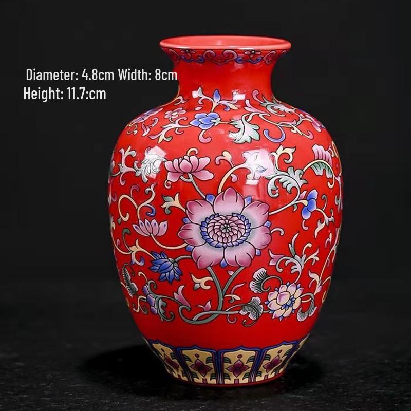 Antique Blue and White Chinese Porcelain Vase - European & American Handicraft for Flower Arrangements