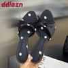 Fashion Big Size 43 Fashion Round Toe Women Thin Heels Pumps Shoes Footwear Butterfly-Knot Ladies High Heels Sandals Female Slides Shoes