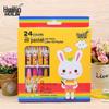 12-Color Oil Pastels Set: Non-Messy Crayons for Kids' Painting & Doodling