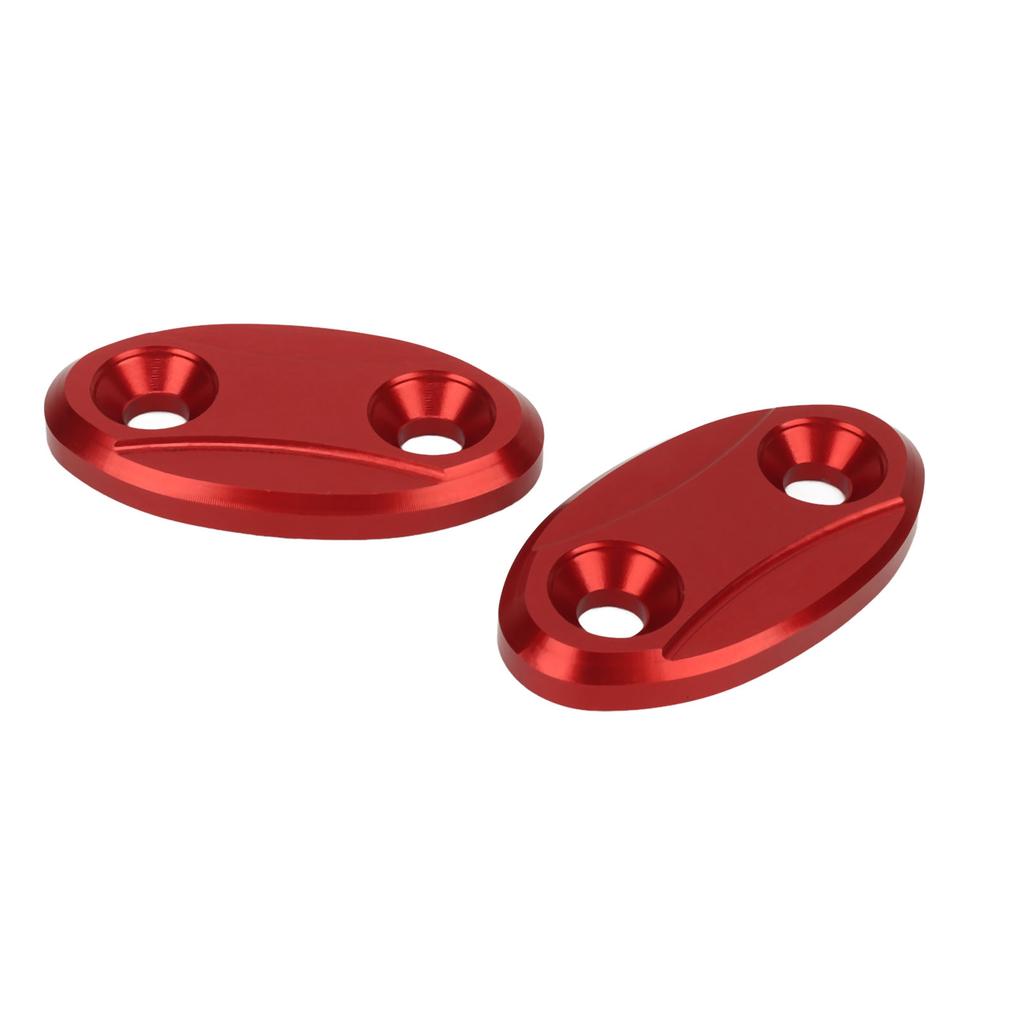 2pcs Motorcycle Rearview Mirror Base Cover Aluminum Alloy Windscreen Mirror Hole Cover for S1000RR 2009‑2019