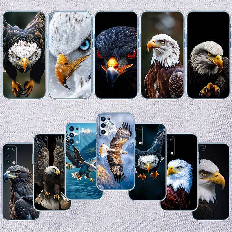 Hawk Eagle Phone Case for Motorola G14 G15 G24 G30 G31 G32 G34 G41 G42 G51 G52 G50 G60S G60 G62 G72 G71 G73 G84 G85 G200 E32