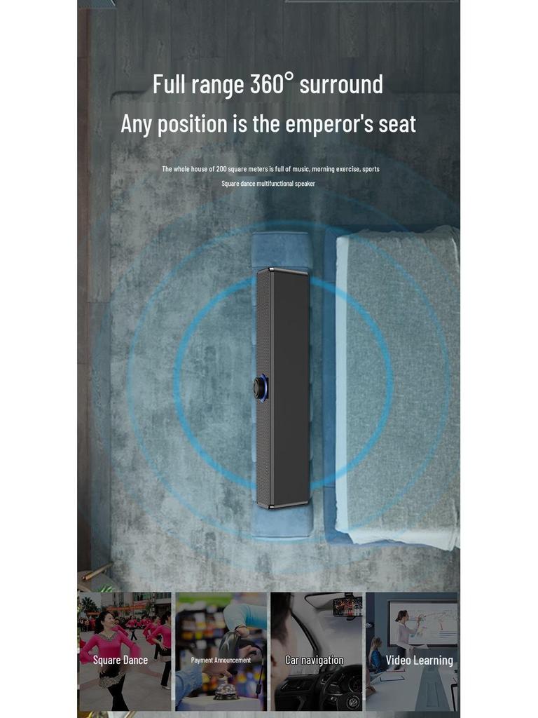 Bluetooth USB Wired Mini Desktop Speakers with Subwoofer