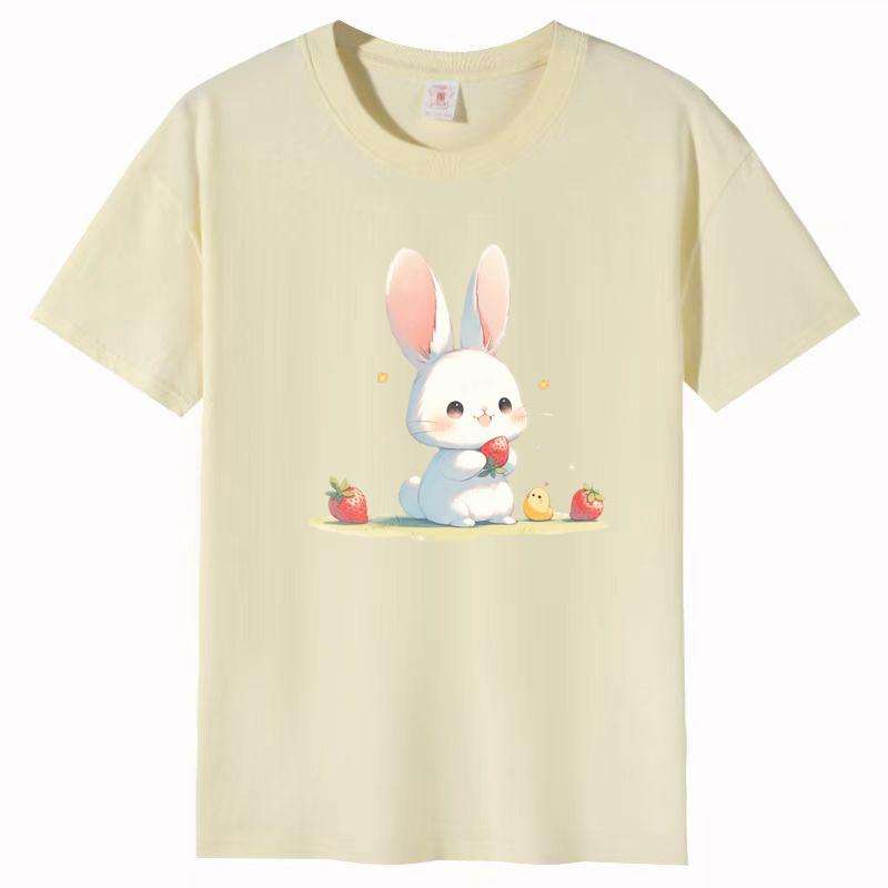 Summer New Korean Pattern Short-sleeved T-shirt Female Student Tops