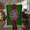 1PC FC Bayern Munchen Patterned Flannel Blanket Suitable For All Seasons for Home Decor Warmth and Comfort Gifts Holiday Present