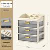Multi-layer Desktop Organizer: Drawer-Type Storage Box for Office Supplies, Stationery, and Cosmetics