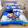Sonic Adventure Hd Print 3Pcs Bedding Setduvet Cover With 2 Bedropillowcase Home Birthday Gift