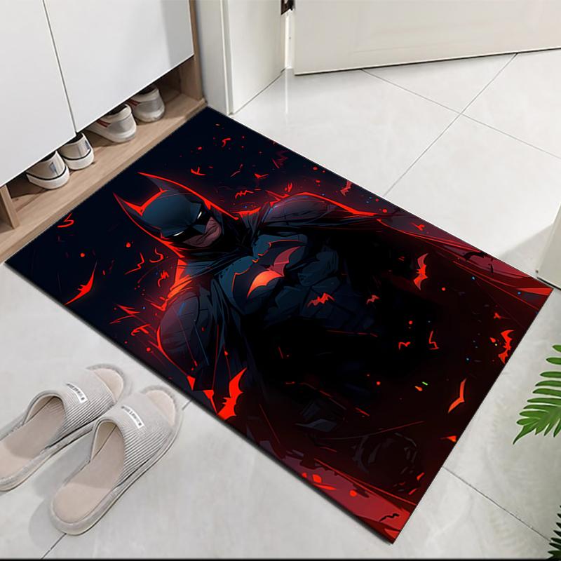 Batman Printed Carpet, for Office Chair Living Room Bedroom Kitchen Room Decor Gifts.