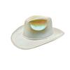 Glowing Decor Supplies Luminous Cowboy Hat LED Pearlescent Cowboy Cap Fashion Neon Light Hat For Party