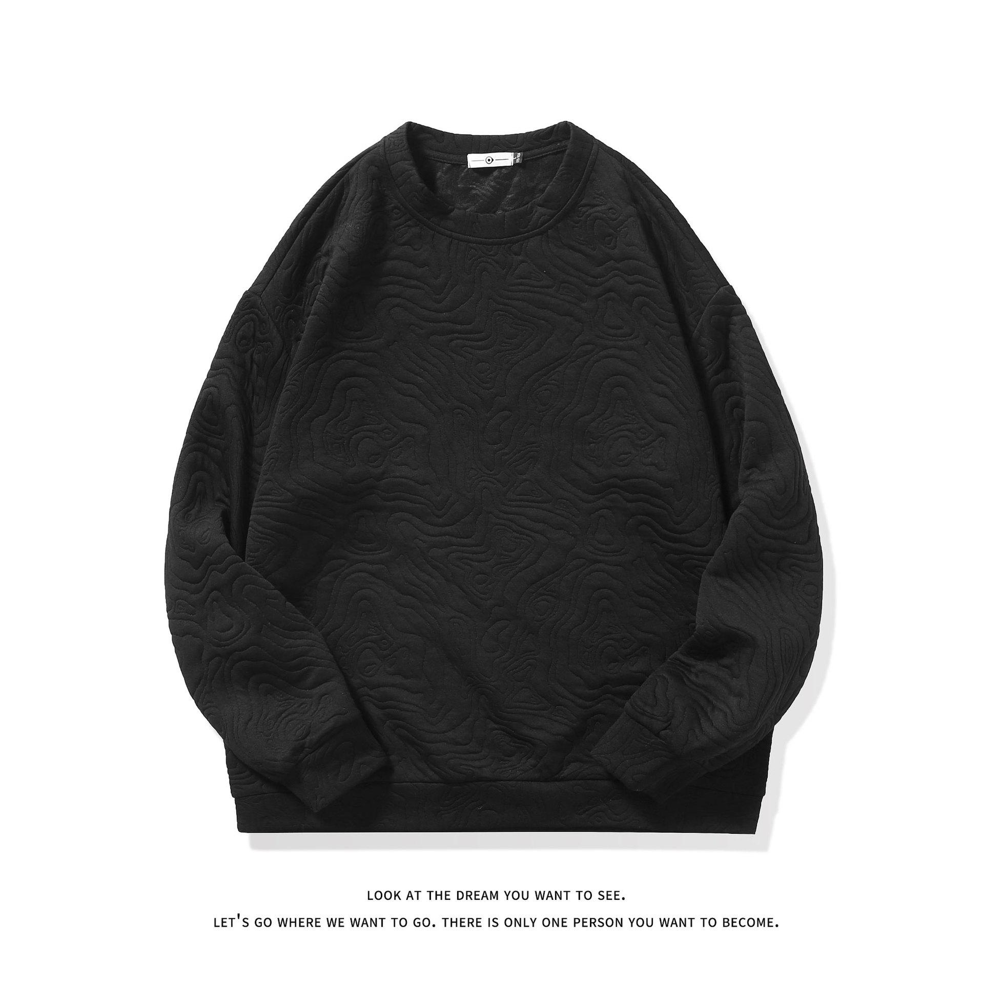 

Весна и осень новый модный универсальный свободный повседневный свитер с круглым вырезом для пар мужская мода для подростков 3XL