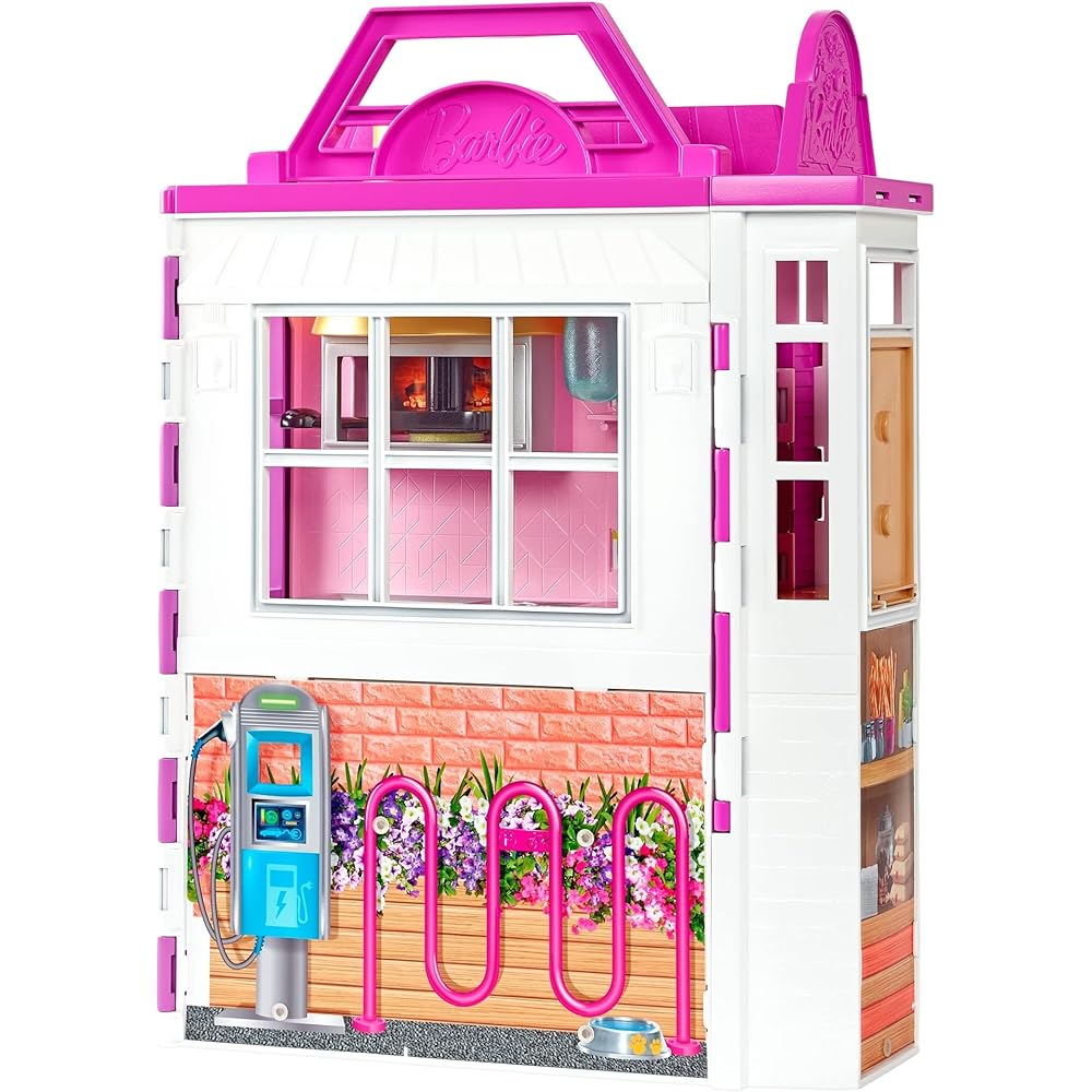 Barbie Grill Restaurant Playset with Doll and Accessories for Ages 3 and Up