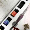 Crystal Dip Pen Feather Set Manual Gradient Color Writing Ink Pen Student Stationery Quill 17ml