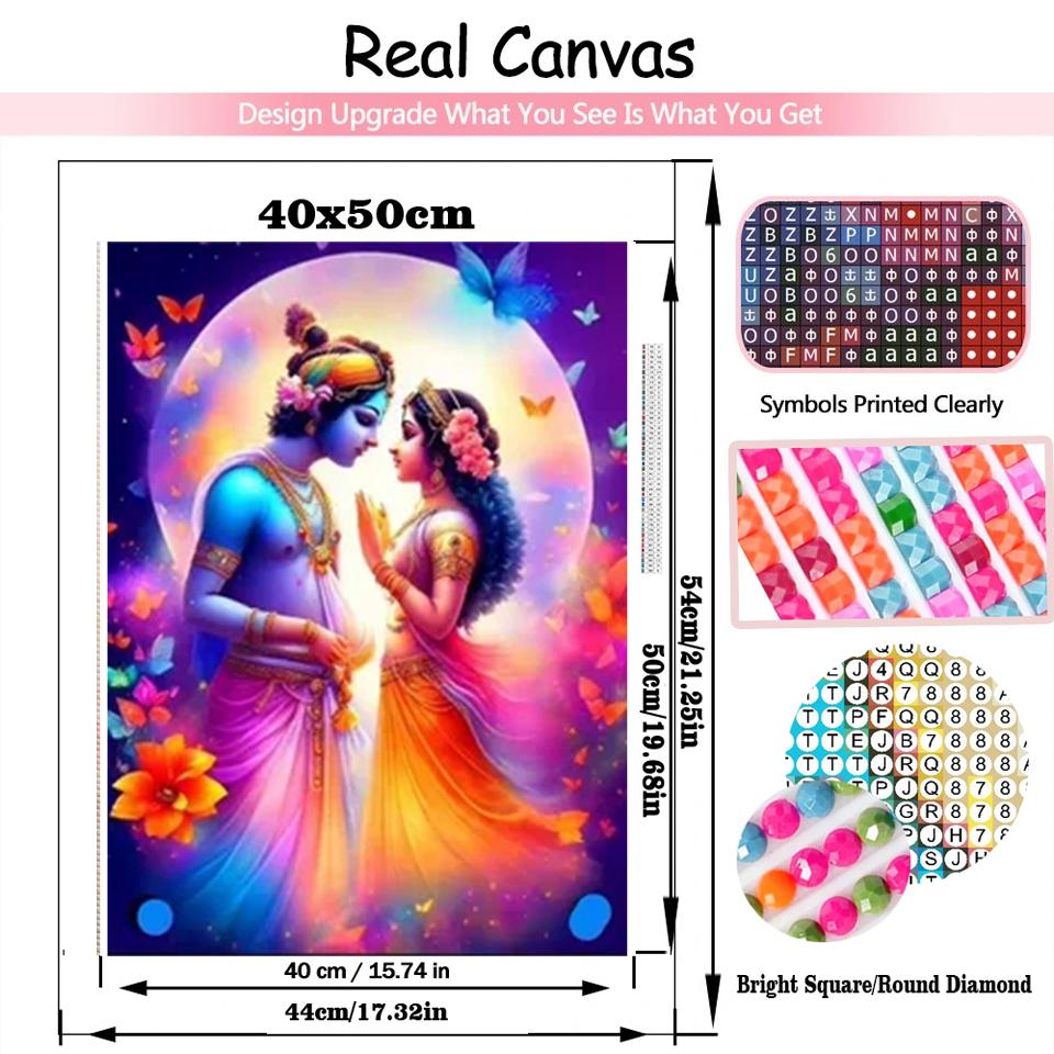 5DDIY Diamond Love Mosaic Enthusiast Embroidery Full Round Square Diamond Painting Set Water Diamond Wall Decoration