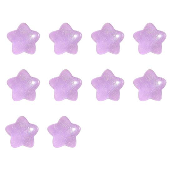 10 bucăți mărgele stea, culoare strălucitoare, ornamente drăguțe din rășină, bijuterii, artizanat, accesorii pentru husa pentru telefonul mobil