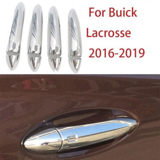 Chrome ABS Exterior Outside Door Handle Cover Trim For Buick Lacrosse 2016-19 4*