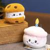Creative Dessert Simulation Pillow: Chocolate Cream Cake Plush Toy for Kids