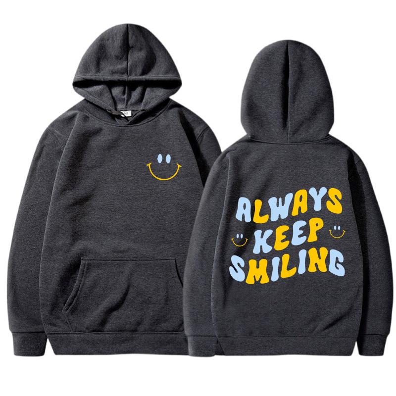 

Women s Plus Size Drawstring Hoodie - Colorful Letter Print Extra Extra Large