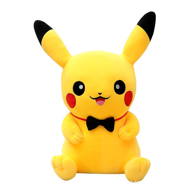 Pikachu Plüschtier mit Fliege: Geburtstagsgeschenk & Schlafkomfortkissen