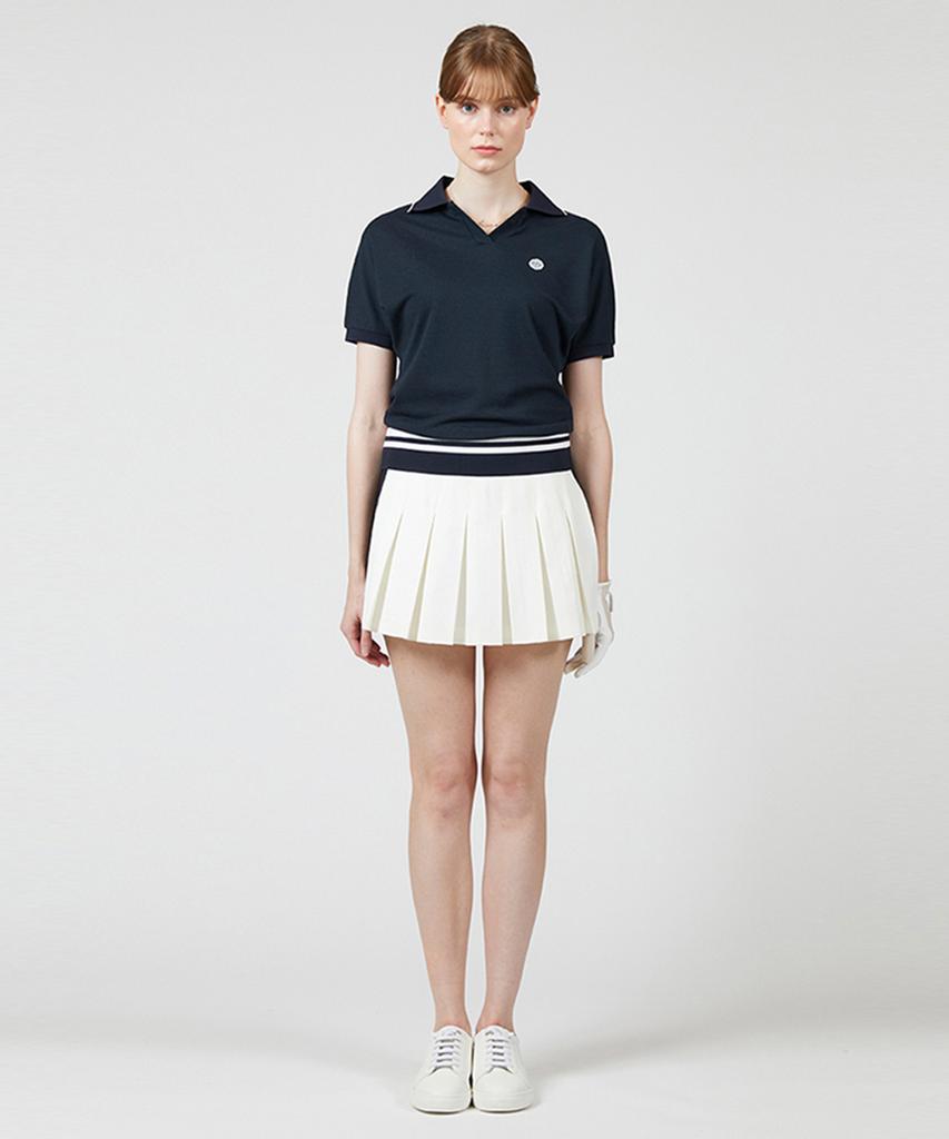 AVEN Raglan Relaxed Fit Polo Shirt Navy
