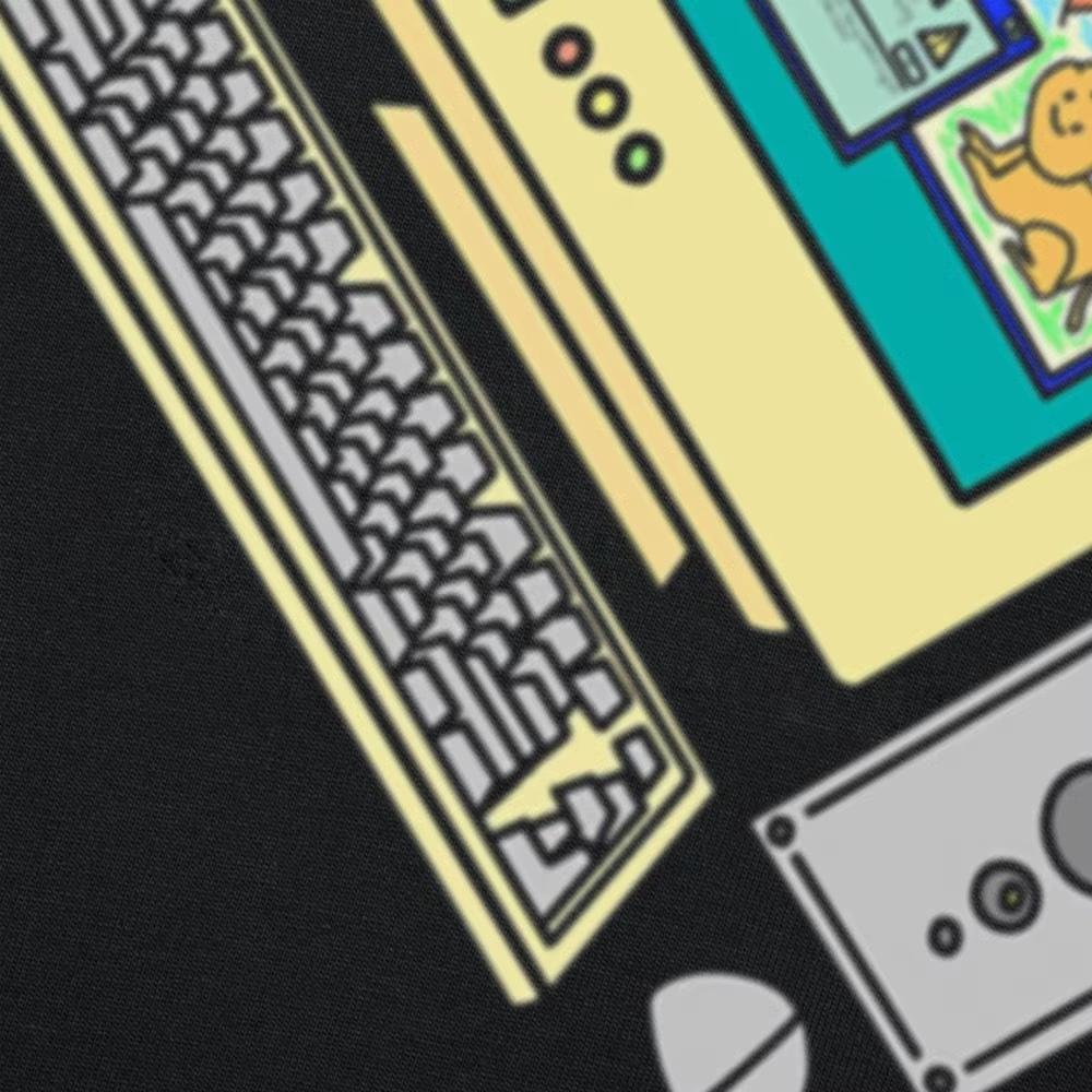 Funny An Old Computer That I Miss T Shirts Men Women Pure Cotton Humor Streetwear Tee Shirt Short Sleeve Unisex Loose Clothing