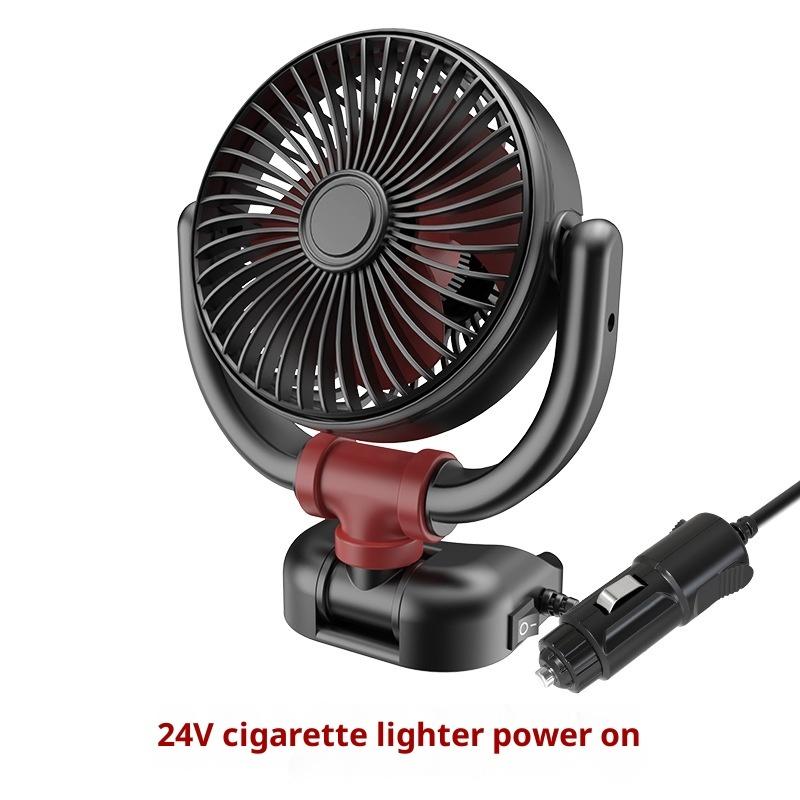 Dual Head Car Fan For Back Seat 3 Speeds Usb Car Rear Headrest Fan For Kids Baby Extender Arm 360°Rotatable Air Cooling Fan