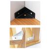 4pcs Angle Corner Brackets Fasteners Heavy Protector Right Triangular Angle Corner Stand Supporting Cabinet Furniture Hardware