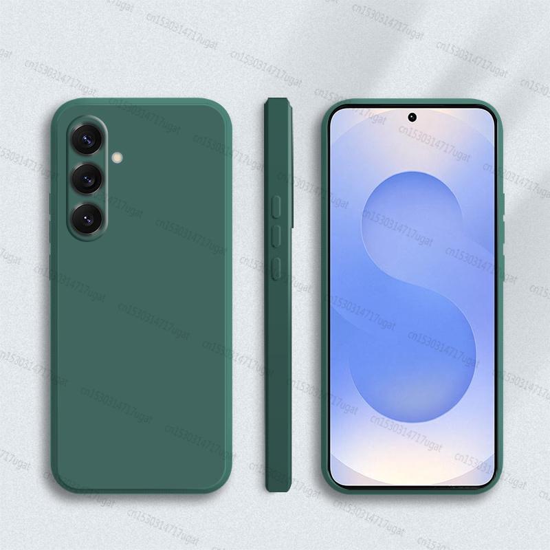 

Чехол-накладка для Samsung Galaxy S25 FE Для Samsung S25 FE Противоударный Оригинальный Чехол для телефона из жидкого силикона Для чехла Samsung S25 FE For Samsung S25 FE