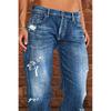 Women's Jeans Slim Fit and Slimming Washed Flared Pants Women's Pants Long Pants