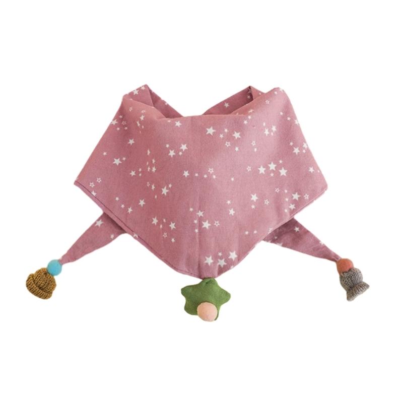 Cute Children Scarf Versatile & Warm Shawl Cotton Baby Neck Towel Multi Functional Scarf Lightweight for Boys & Girls
