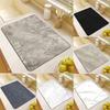 Marble Pattern Printed Kitchen Counter Absorbent Mat Water Control Anti-Scald Heat-Resistant Dish Drying Pad Home Drying Mat