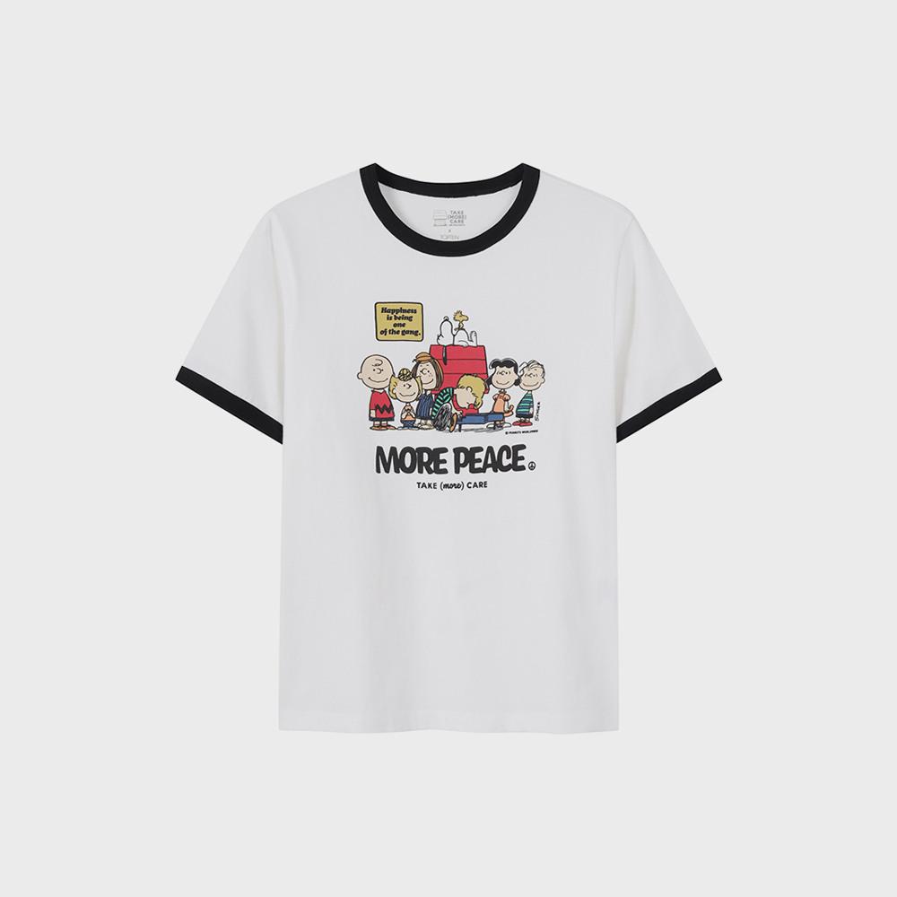 Top Ten Women'S) Cotton Collaboration Short Sleeve T-Shirt (Peanuts)_Msf2Ts2004