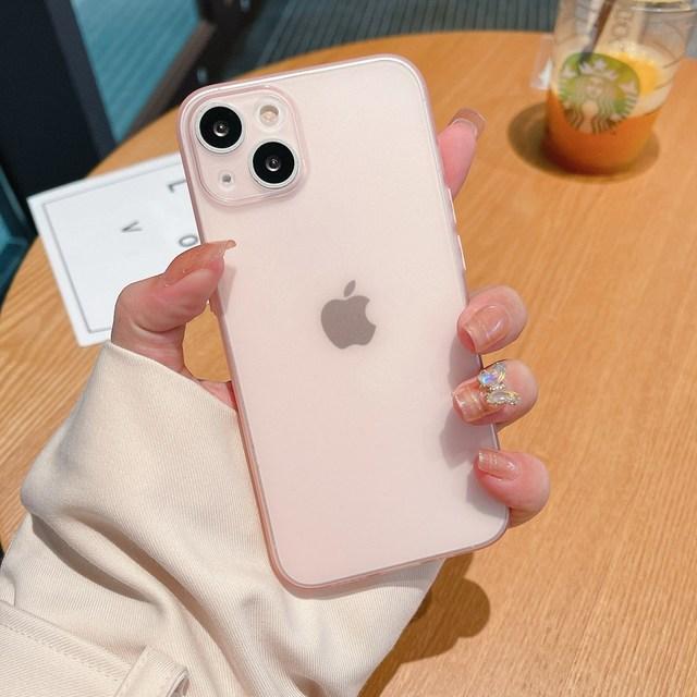 0 .3mm Slim Soft Case For Iphone 14 11 13 12 Pro Max Mini Xr X Xs 7 8 Plus Se Matte Clear Camera Anti -Scratch Phone Cover