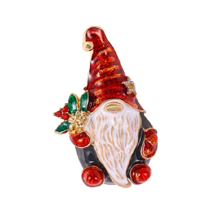 

Christmas Pin Brooch for Women Girls hinestone Crystal Christmas Santa Pins 1