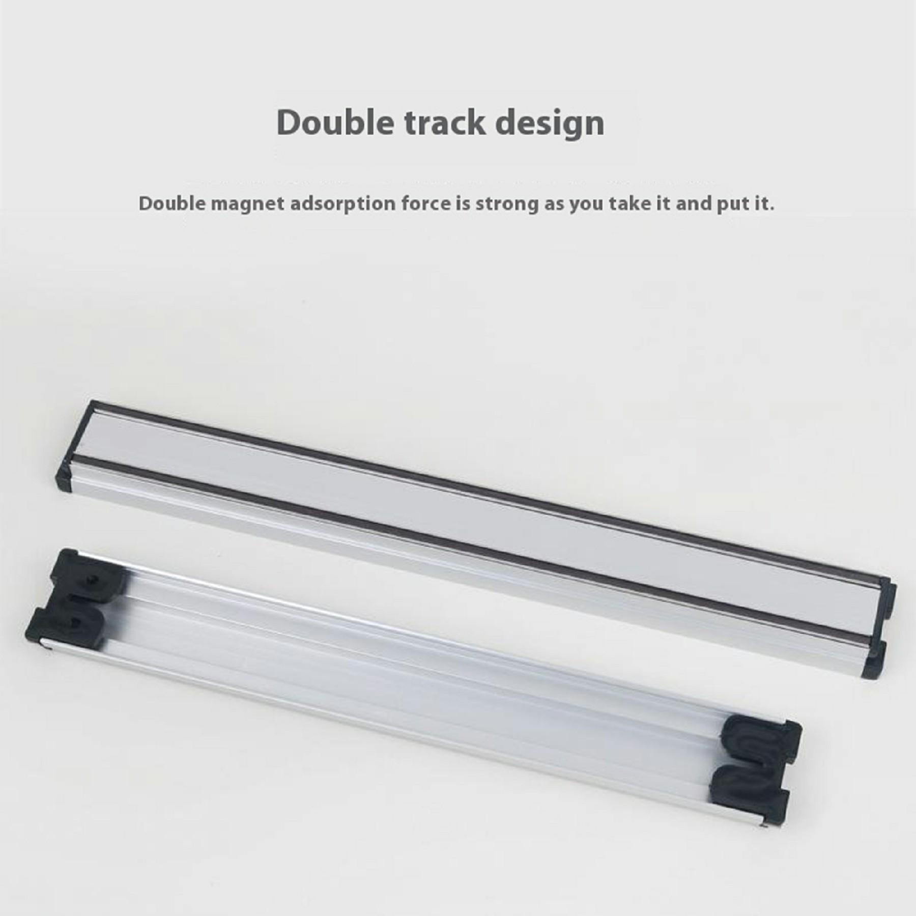 

18 Inch Aluminum Alloy Magnetic Knife Holder Wall Mounted Kitchen Knife Storage Rack Type A