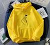 New European and American Fleece Hoodie Sweater Men's and Women's Clothing Autumn and Winter Couple Tops Loose
