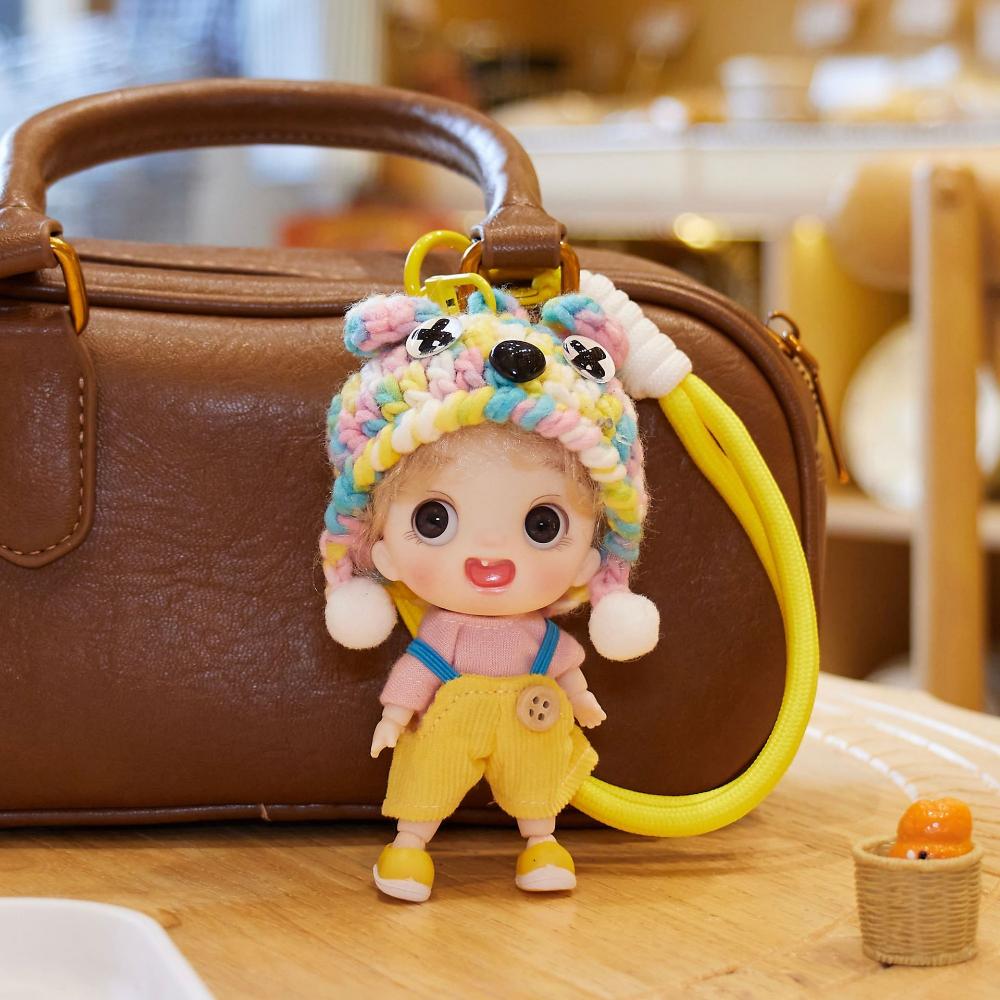 Lolita Doll Phone Charm, Bag Charm, Plush Toy, Articulated Doll, Dress-up Accessory