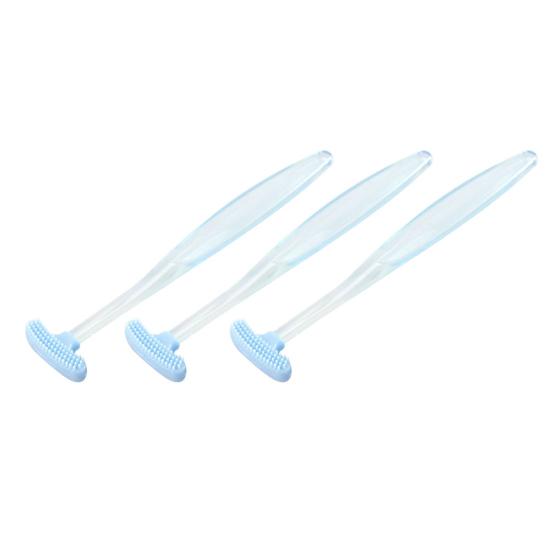 Portable Soft Tongue Scraper Brush Deep Cleaning Odor Remover Oral Health Care