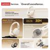 Retro Lenovo LS105 Kulak Üstü Kablosuz Kulaklık Katlanabilir Spor Deri 360° Tam Sarım Kulaklık Bluetooth 6.0 HD Çağrı Kulaklıkları ENC Gürültü Azaltma