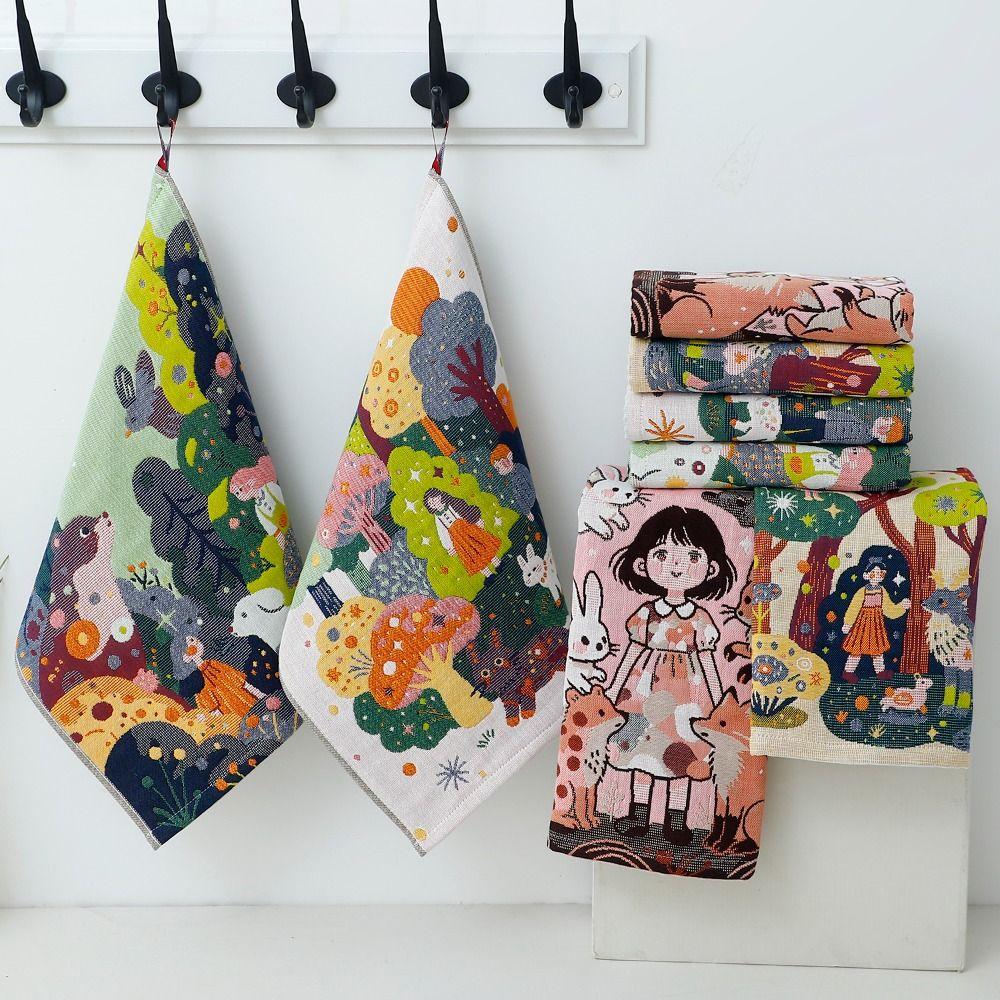 Quick Dry Kitchen Towel 34x40cm Pure Cotton Dish Cloth High Quality Tea Towel Home Restaurant