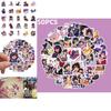 50pcs Cartoon Aphmau Graffiti Waterproof Sticker For Notebook Decoration