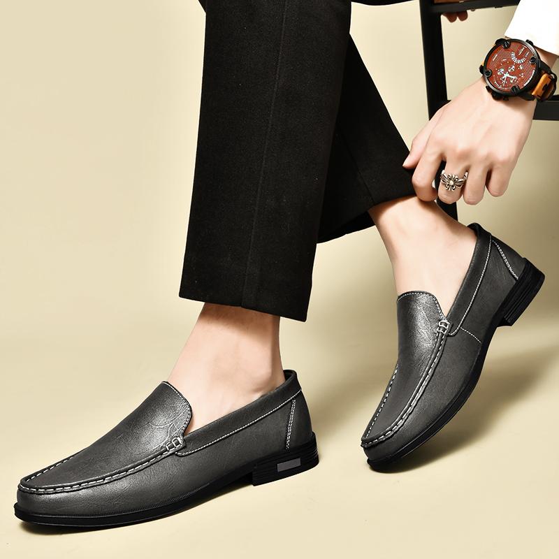 Genuine Leather Men's Shoes Classics Business Dress Shoes Moccasins Slip On Loafers Driving Shoes for Men Casual Shoe