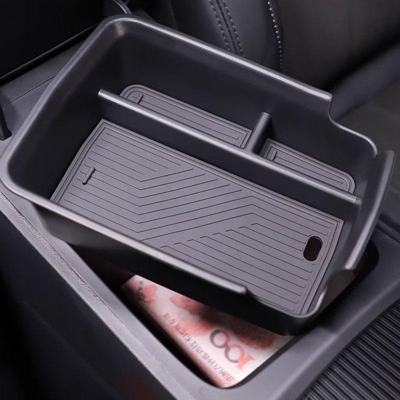 Car Armrest Storage Box Tray for GEELY MONJARO 2024 Auto Center Console Box Orgnainzer Tidy Up Interior Accessories