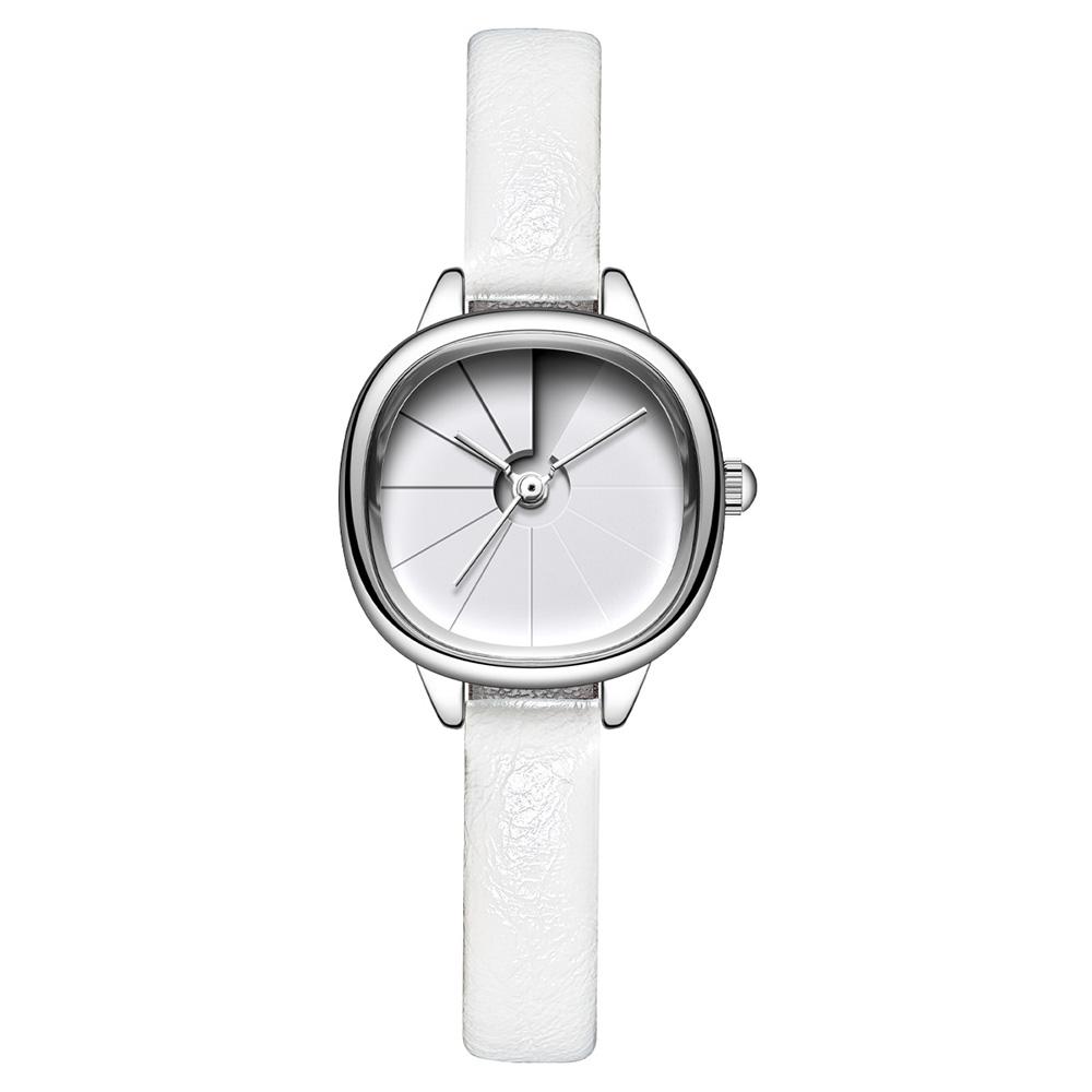 GEDI Vintage Watch Woman Fashion Microfiber Leather Strap Quartz Watches Waterproof Elegant Temperament Niche Women Gifts