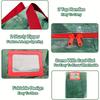 1pc Large-capacity Christmas Tree Storage Bag Suitable for 7/9ft Christmas Trees, Waterproof and Dustproof Woven Luggage Moving Bags